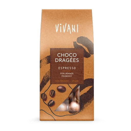 Vivani Choco Dragees Espresso 75g