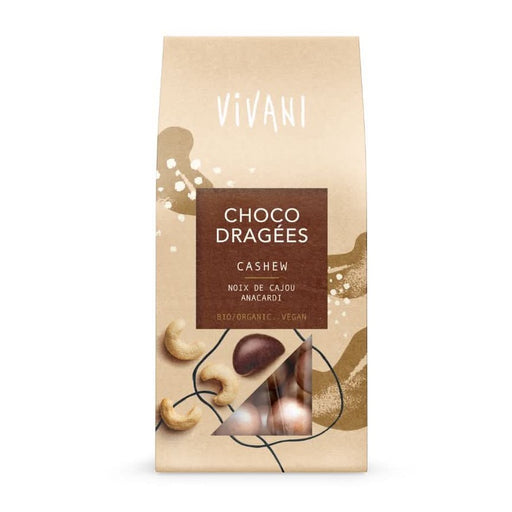 Vivani Choco Dragees Cashew 75g