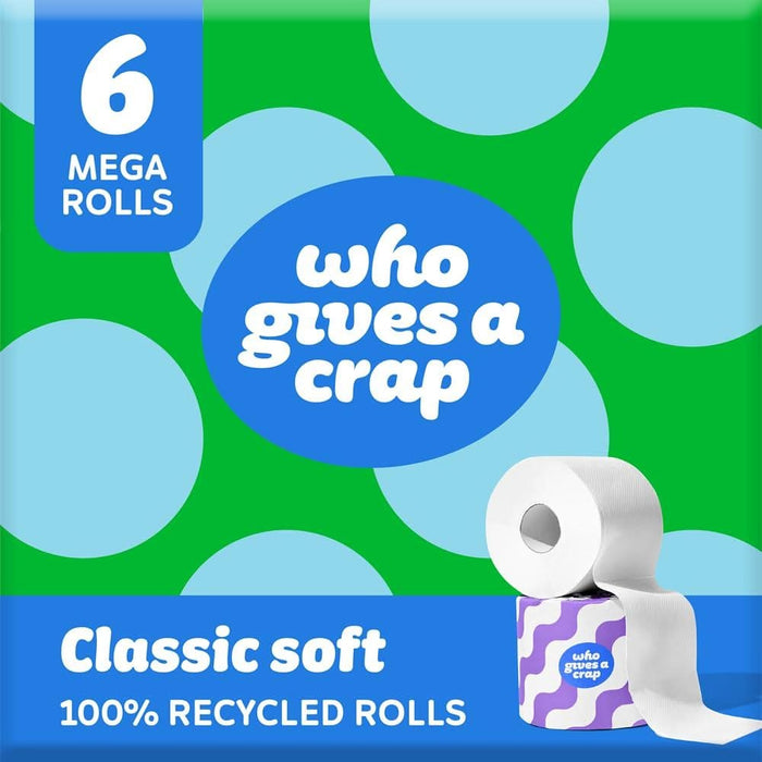 Who Gives A Crap Classic Soft Toilet Roll 6 Pack