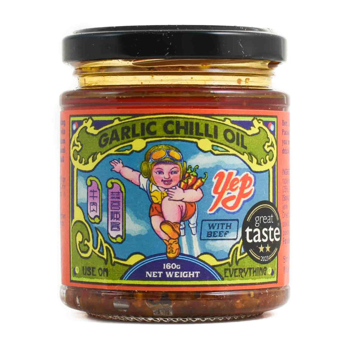 Yep Kitchen Garlic Chilli Oil with Beef 160g