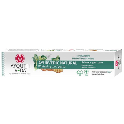 Ayouthveda Natural Whitening Toothpaste 100g