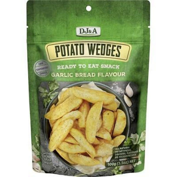 DJ & A Potato Wedges Garlic Bread 100g