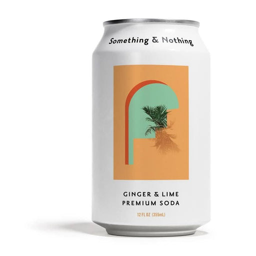 Something & Nothing Ginger & Lime Premium Soda 330ml