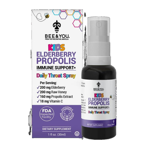 Bee and You Propolis Elderberry Throat Spr 30ml
