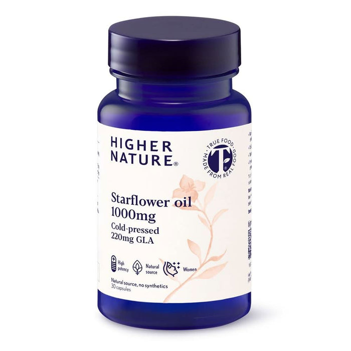 Higher Nature True Food Starflower Oil 60 Capsules