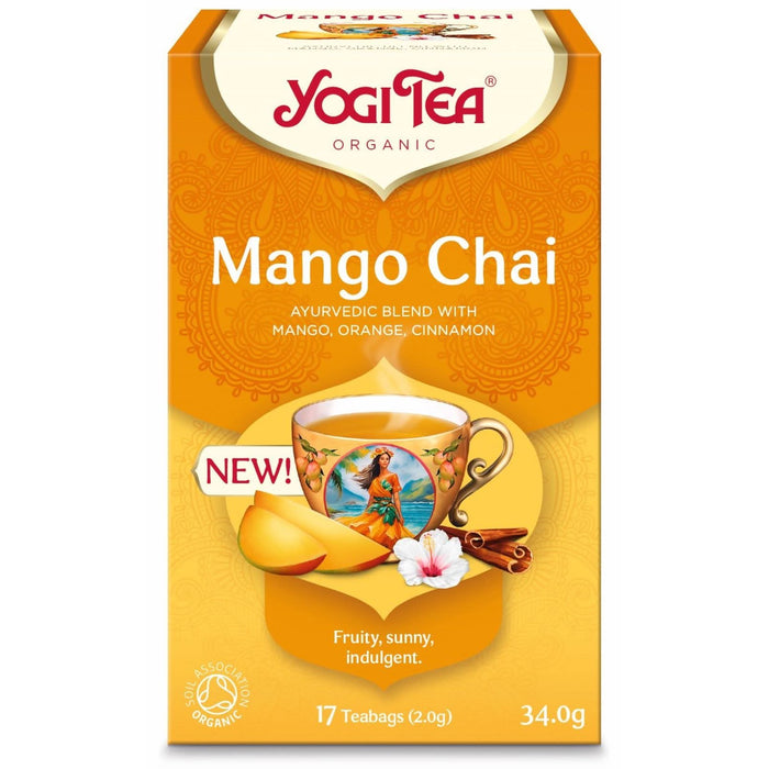 Yogi Organic Mango Chai 17 Tea Bags