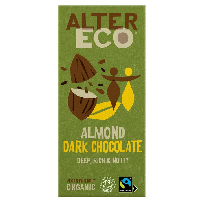 AlterEco Dark Chocolate with Almond 100g