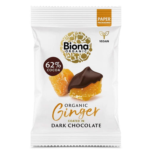 Biona Organic Dark Choc Ginger 60g