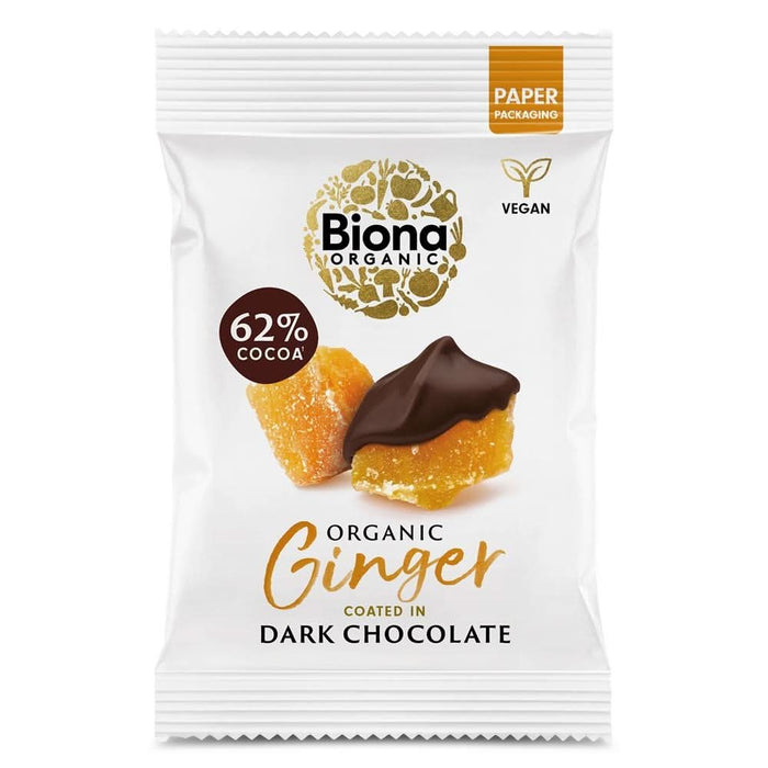 Biona Organic Dark Choc Ginger 60g