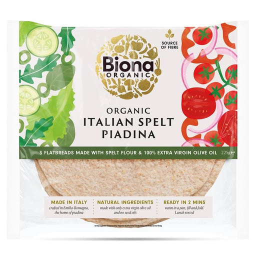 Biona Organic Italian Piadina Flatbread 225g