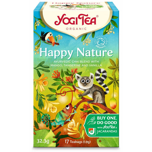Yogi Tea Happy Nature Herbal Chai - Mango Tangerine Vanilla 17 Bags