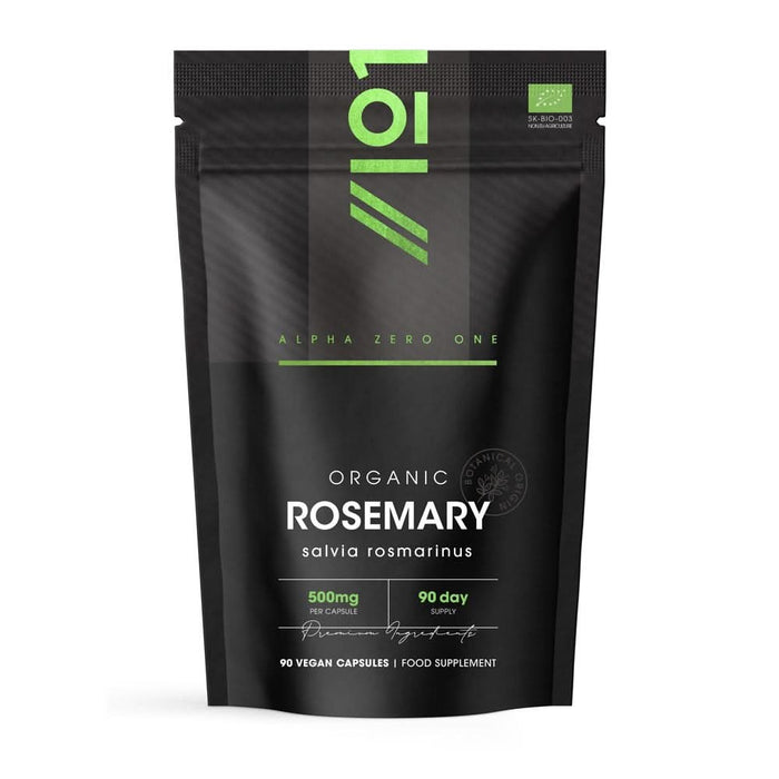 Alpha01 Organic Rosemary Powder 500mg 90 Capsules