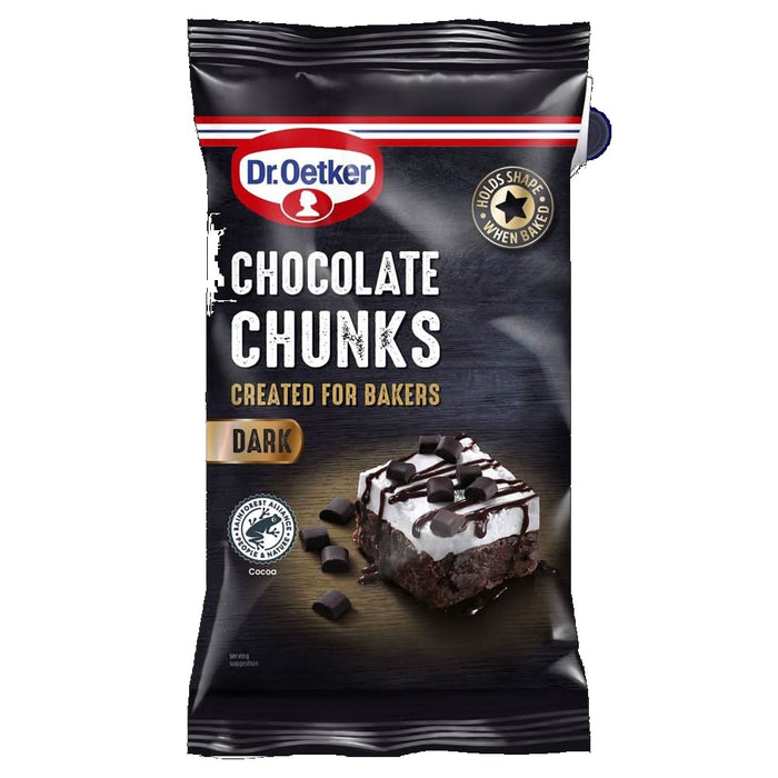 Dr Oetker Chocolate Chunks Dark 100g