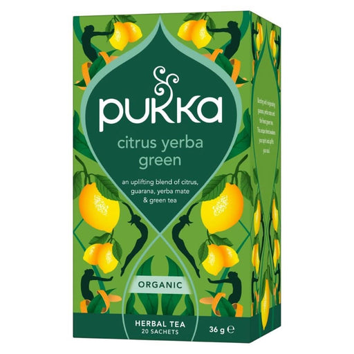 Pukka Organic Citrus Yerba Green Tea 20 Bags