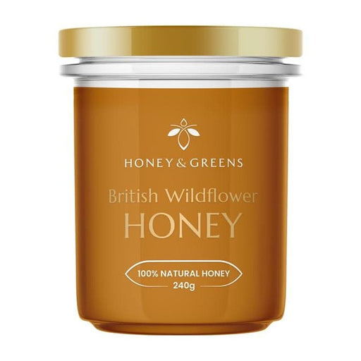 Honey and Greens British Wildflower Honey 240g