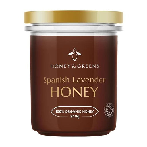 Honey and Greens Organic Spanish Lavender Honey 240g