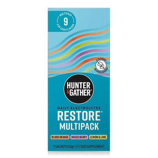 Hunter and Gather Restore Electrolyte Variety Pack 9 Sachets