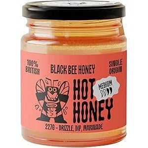Black Bee Medium Hot Honey 227g