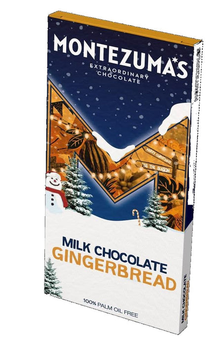 Montezumas Milk Chocolate Gingerbread 90g