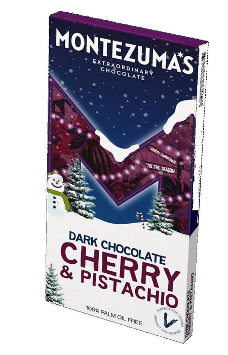 Montezumas Dark Chocolate Cherry Pistachi 90g
