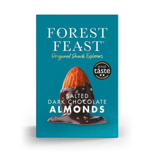 Forest Feast Salted Dark Chocolate Almonds 140g