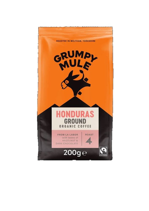 Grumpy Mule Organic Honduras Ground Coffee 200g