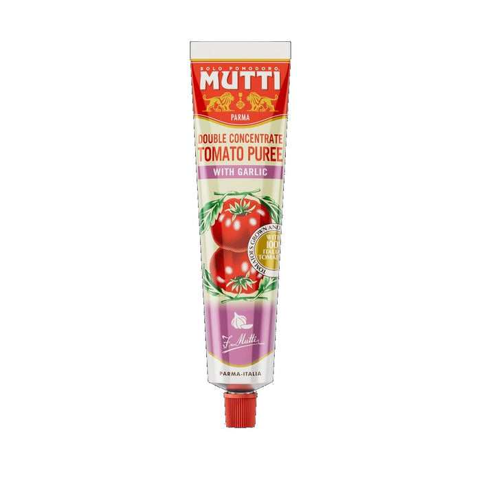 Mutti Tomato Puree with Garlic 130g