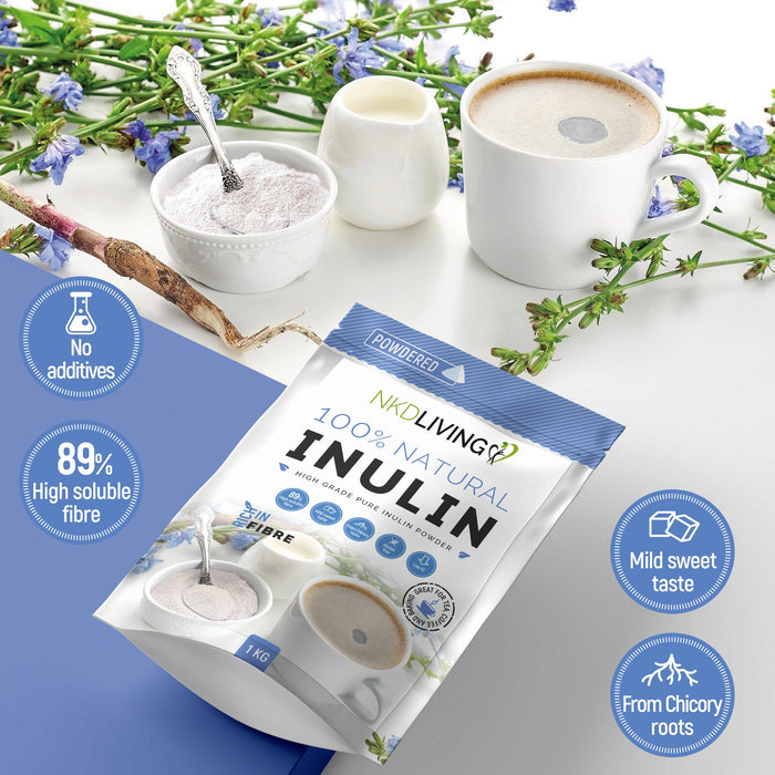 NKD Living Inulin Prebiotic Fibre Powder 1KG