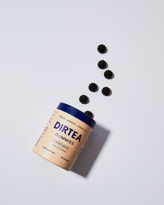 Dirtea Lion's Mane Apple 60 Gummies