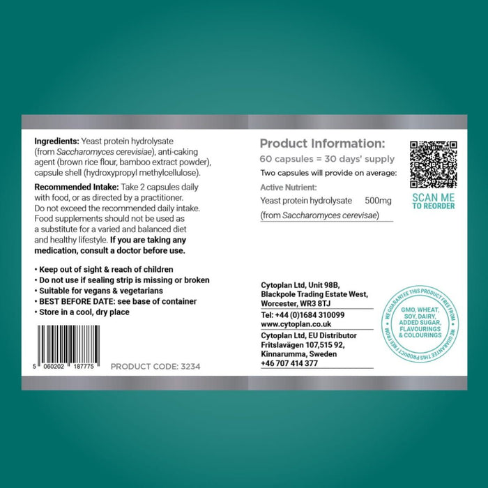 Cytoplan Satiety Support GLP1 Support 60 Capsules