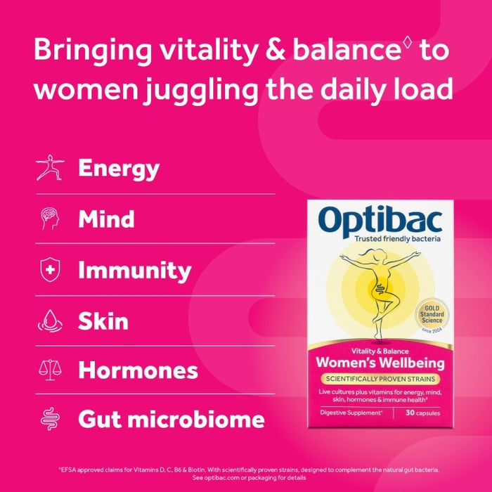 Optibac Women's Wellbeing 30 Capsules