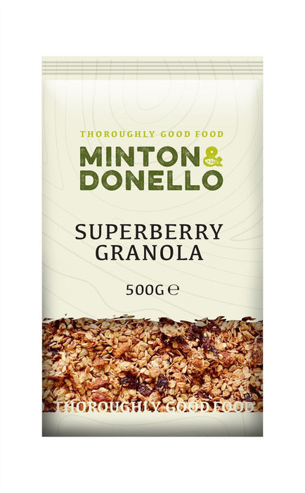 Minton & Donello Super Berry Granola Crunch 500g