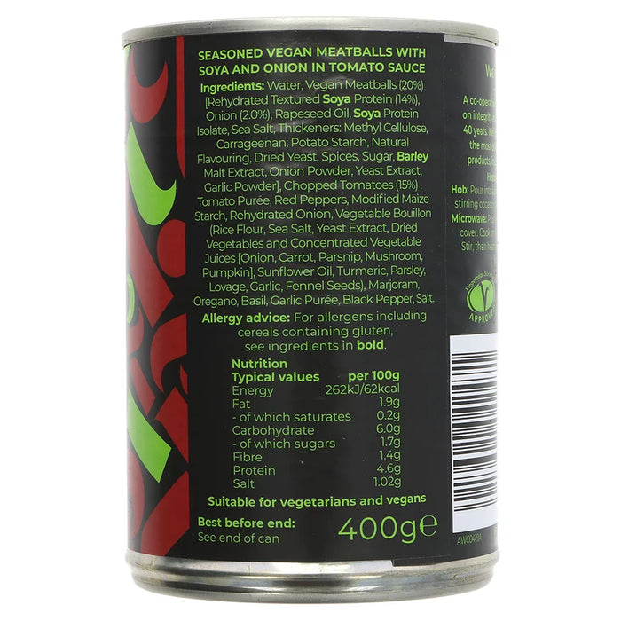 Suma Vegan Meatballs Bolognese 400g