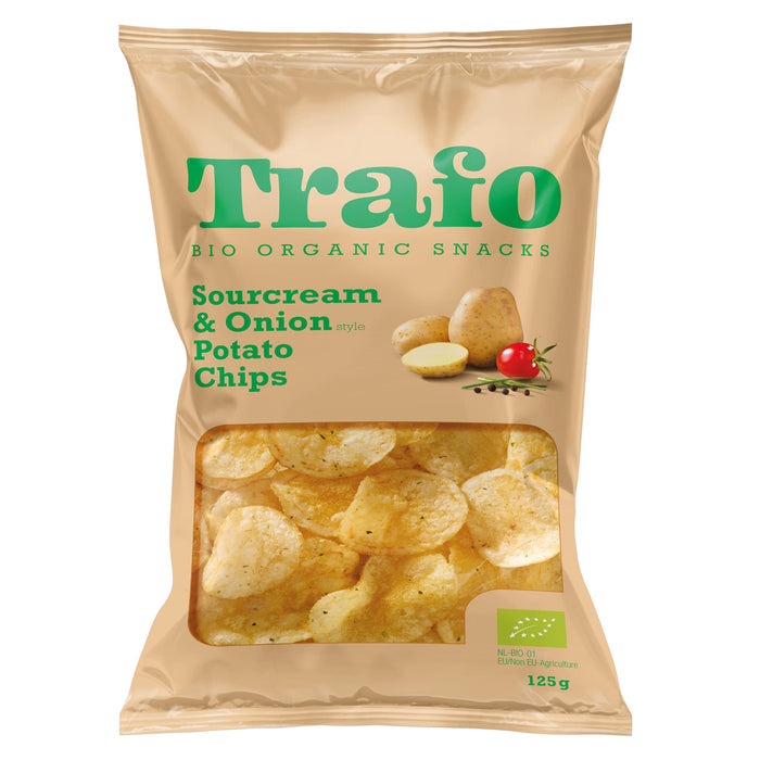 Trafo Sour Cream & Onion Crisps 125g