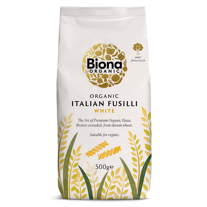 Biona Organic White Wheat Fusilli 500g