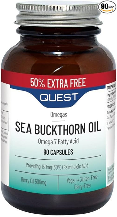 Quest Omega 7 Sea Buckthorn Oil 60+30 Capsules