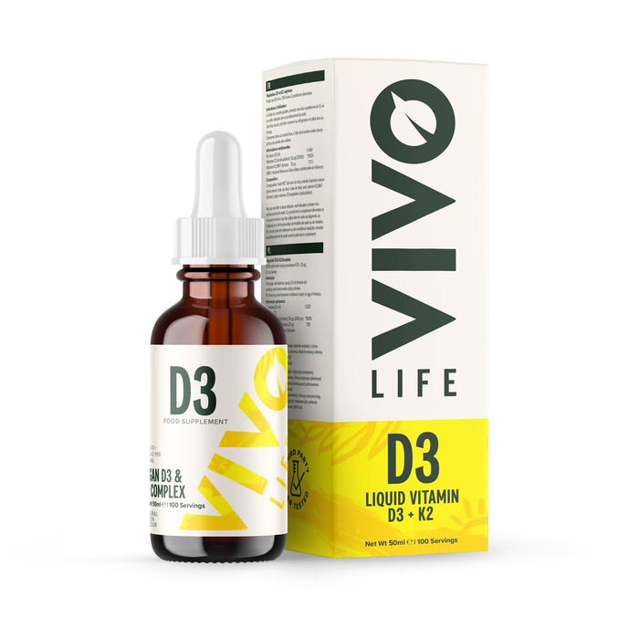 Vivo Vitamin D3 & K2 Liquid 50ml