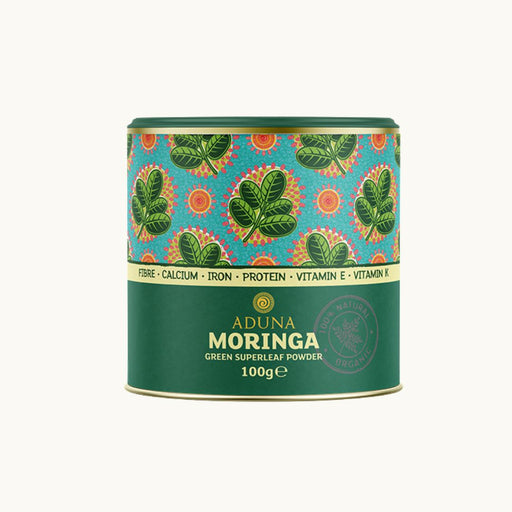 Organic Moringa Superleaf Powder 100g - Raw Nutrient-Dense
