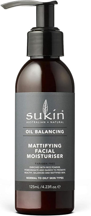 Sukin Oil Balancing Mattifying Facial Moisturiser 125ml