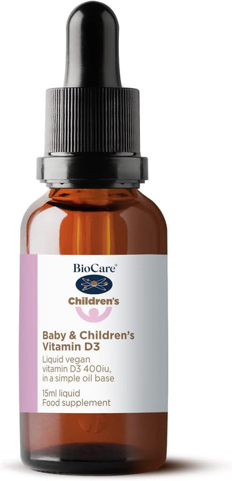Biocare Baby and Children's Liquid Vitamin D3 15ml