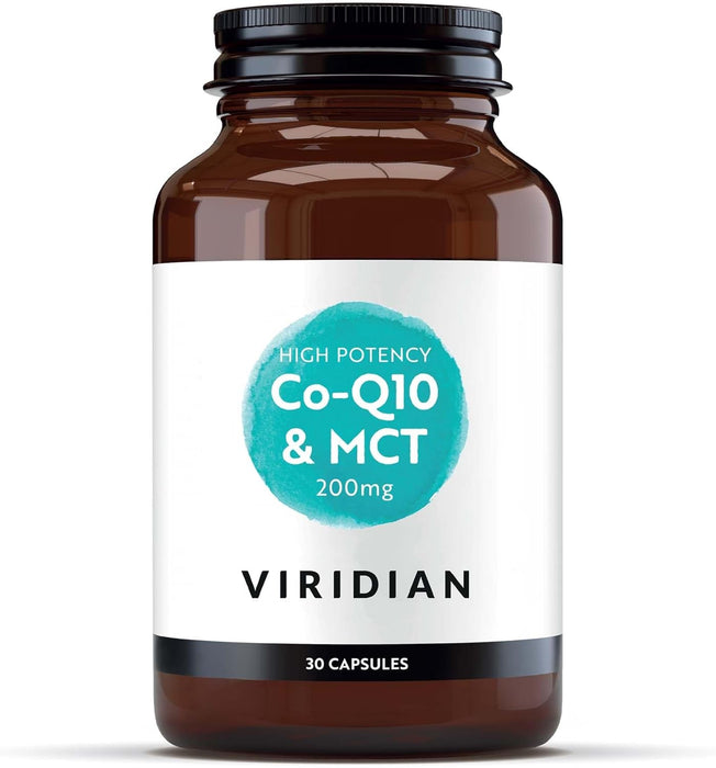 Viridian Co-enzyme Q10 200mg with MCT 30 Capsules