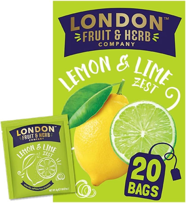 London Fruit & Herb Co Lemon & Lime Zest Tea 20 Bags