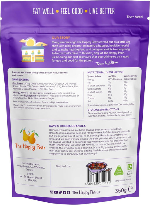 The Happy Pear Daves Cocoa Granola 350g