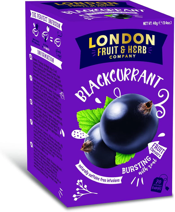 London Fruit & Herb Co Blackcurrant Bracer Tea 20 Bags
