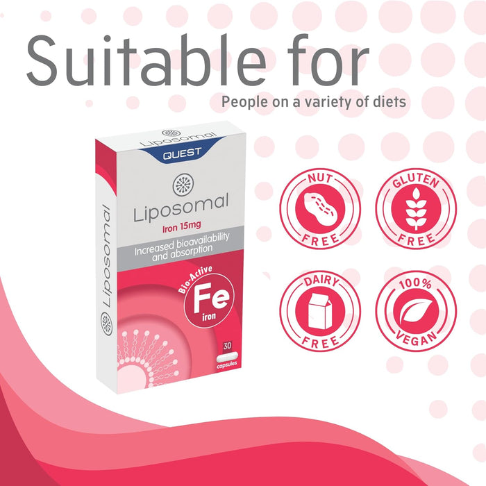 Quest Liposomal Iron 30 Capsules