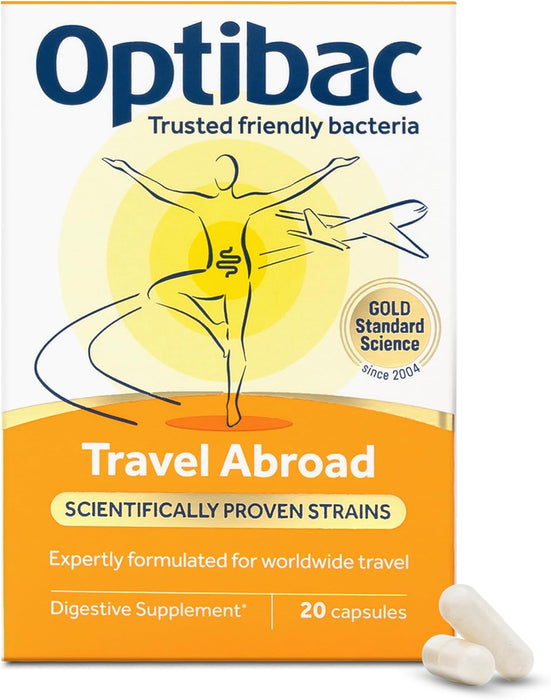 Optibac Travel Abroad 20 Capsules