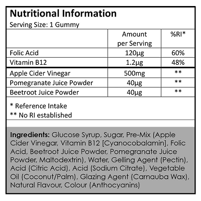 New Leaf Apple Cider Vinegar 30 Gummies