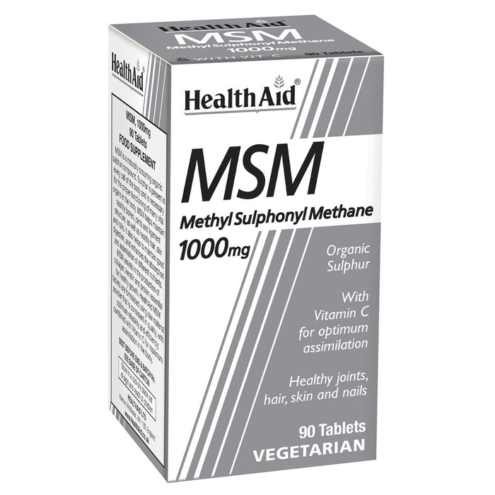 HealthAid MSM 1000mg 180 Tablets