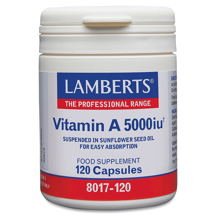 Lamberts Vitamin A 5000 I.U. 120 Capsules