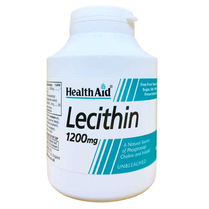 HealthAid Lecithin 1200mg (unbleached) 100 Capsules